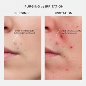 purging after salicylic acid