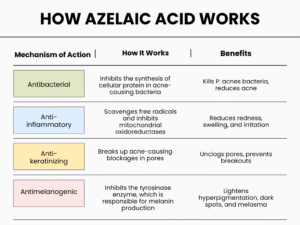 Azelaic acid molecular structure showing its chemical composition Azelaic acid molecular structure showing its chemical composition Azelaic acid molecular structure showing its chemical composition