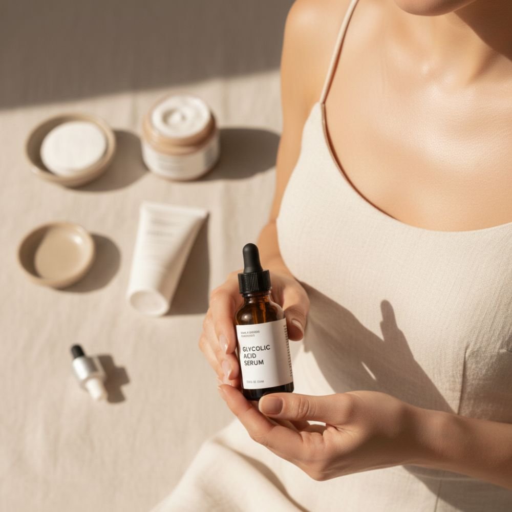 glycolic acid benefits for acne and glowing skin